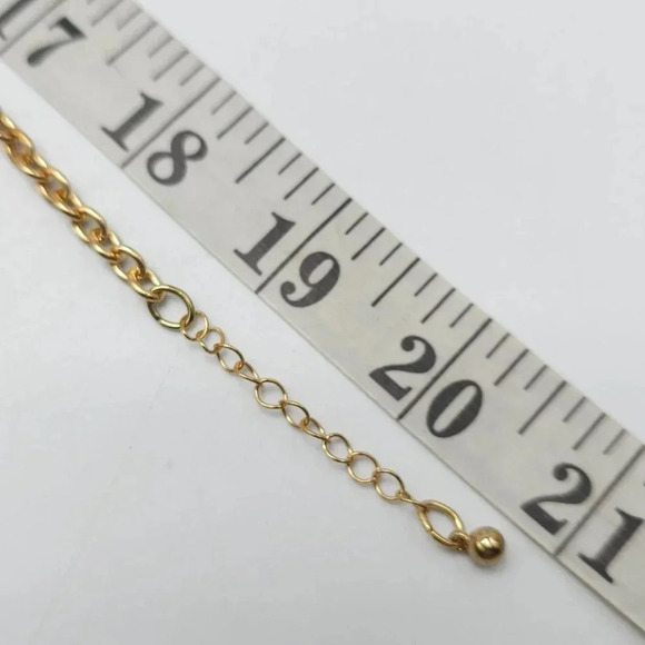 INC Purple Teardrop Acrylic Statement Necklace Lobster Closure Gold Tone Vintage - Picture 8 of 8